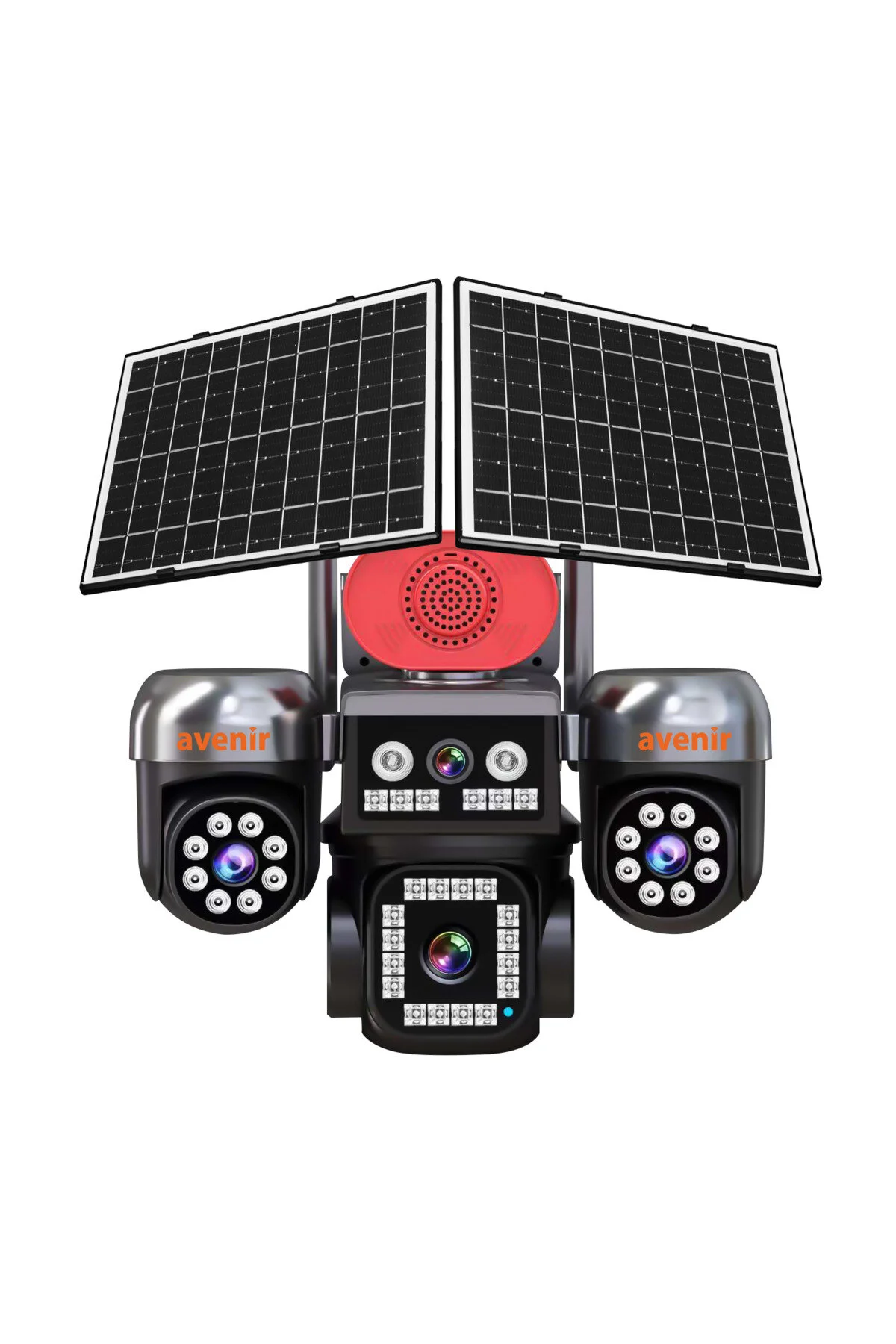 AVENIR 12MP PT Speed Dome AV-S446 4-kameralı 4G Solar Kamera